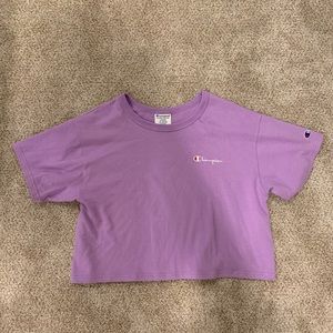 champion cropped t-shirt